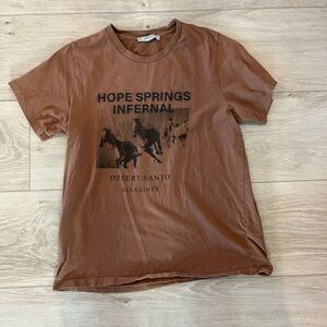 All Saints Graphic T Shirt Size Medium